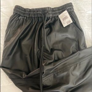 BLANKNYC leather jogger/pants